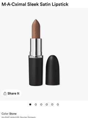 MAC Cosmetics Sleek Satin Lipstick — Muted Taupe Brown